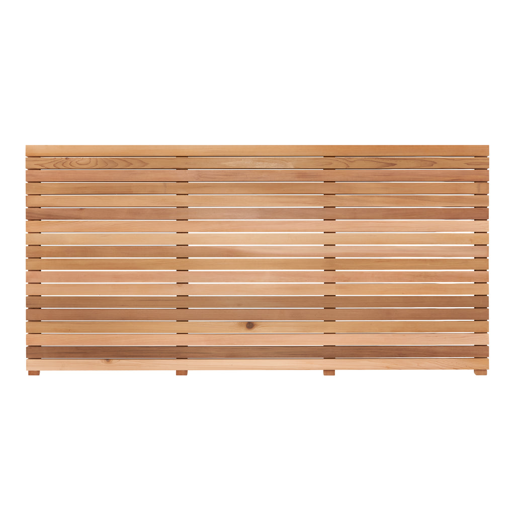 wooden slatted trellis Slatted Batten Trellis and Fence Panel (5mm Gaps, Face Fixed)