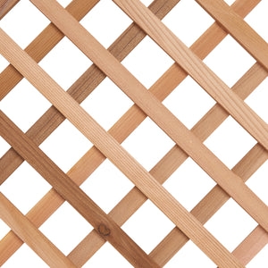 wood lattice panel trellis diamond teak Diamond Square Lattice Trellis Panel (40mm Gaps) 18mm x 12mm Battens